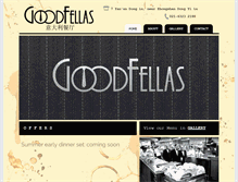 Tablet Screenshot of goodfellasrestaurant.net